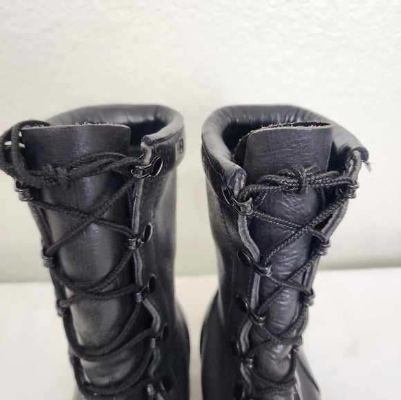 Altama Combat Jungle Black Leather Goth Boots Size 5R main image 10